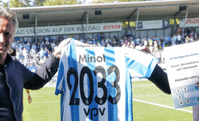 Brunata-Minol-ZENNER-Gruppe und Stuttgarter Kickers verlängern ihre Partnerschaft bis 2033