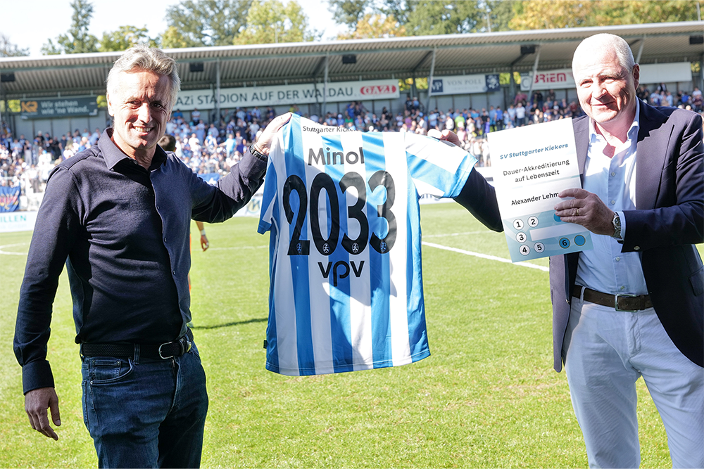 Brunata-Minol-ZENNER-Gruppe und Stuttgarter Kickers verlängern ihre Partnerschaft bis 2033