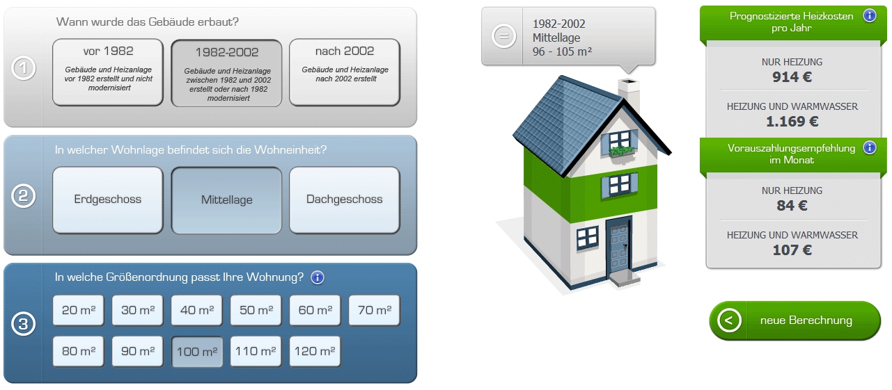 Brunata Minol-Heizkostenprognose: Hier können Mieter und Vermieter voraussichtliche Kosten für Heizung und Warmwasser ermitteln