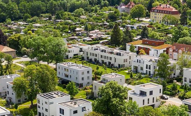 Luftbild Quartier im Grünen