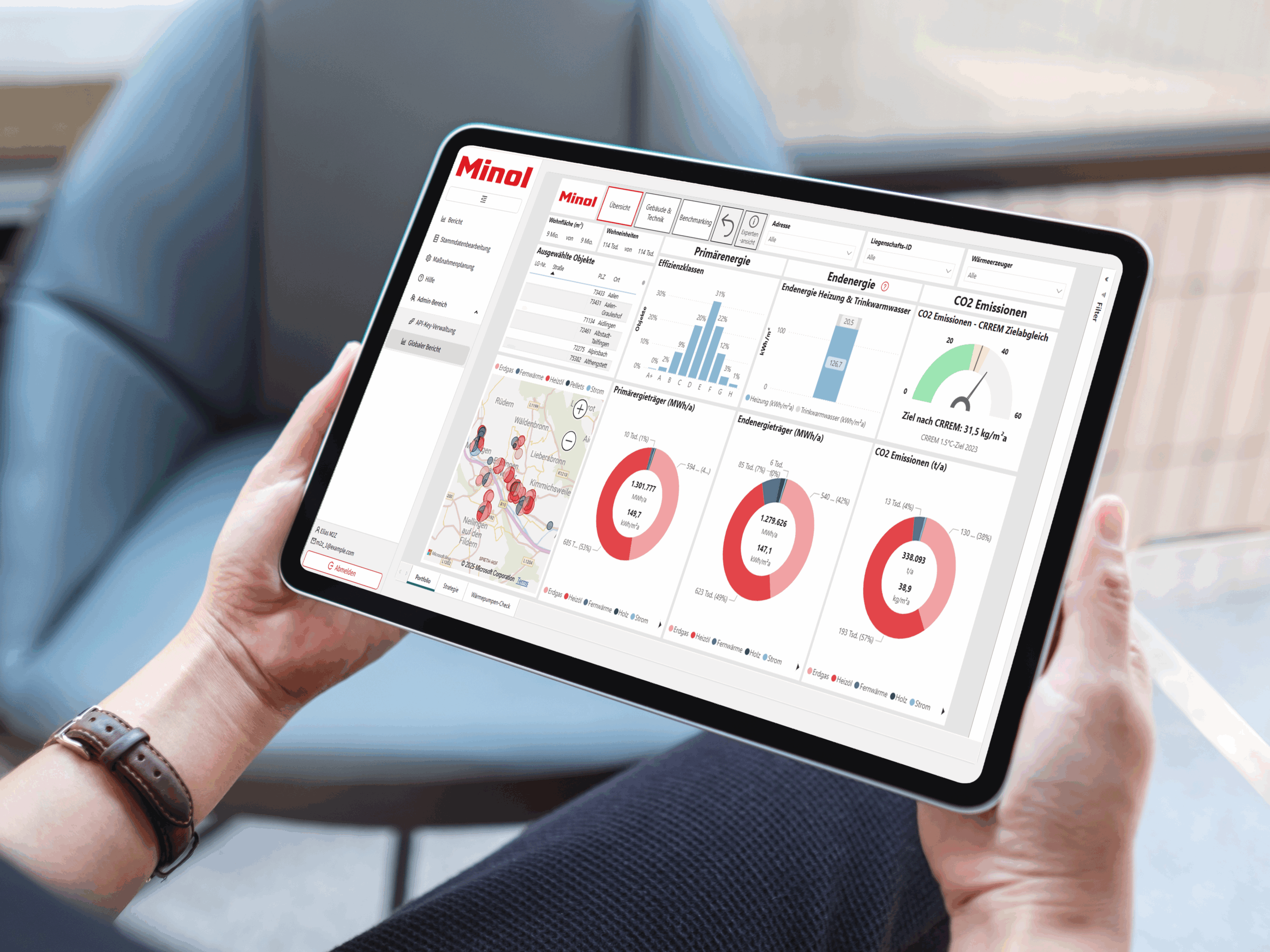 B.One Guide Oberfläche