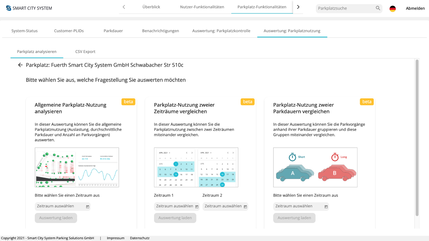 Software smart parking