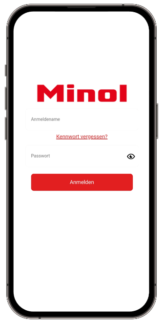 Minol App auf dem Smartphone